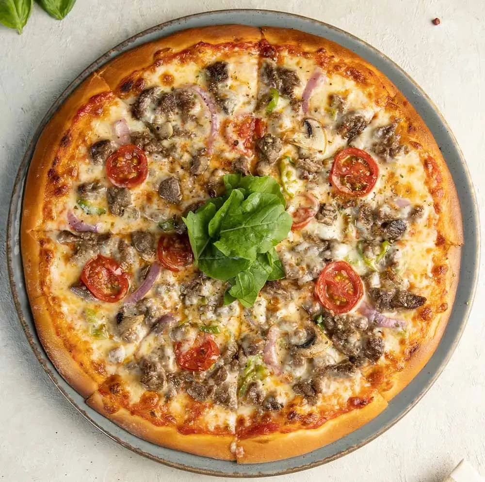 Dana Kavurmalı Pizza (Küçük Boy)