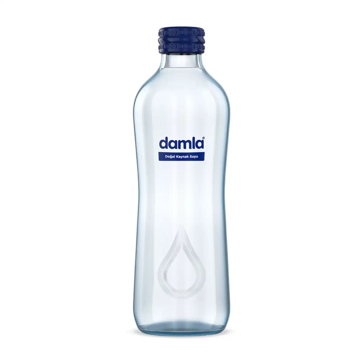 Cam Şişe Su (Büyük)